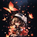 フュギュアビネット風の宇佐見蓮子　東方project　秘封倶楽部より 2枚目