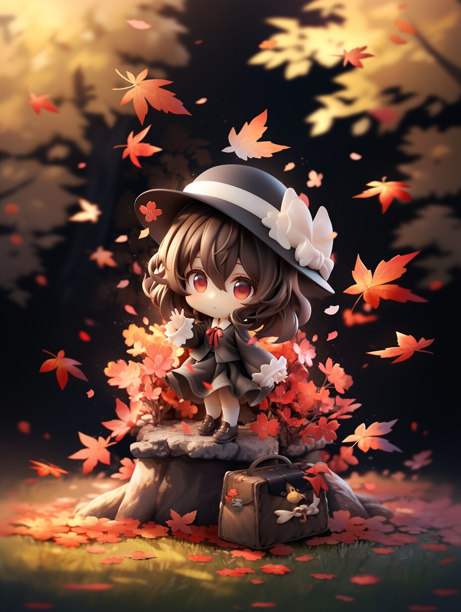 フュギュアビネット風の宇佐見蓮子　東方project　秘封倶楽部より