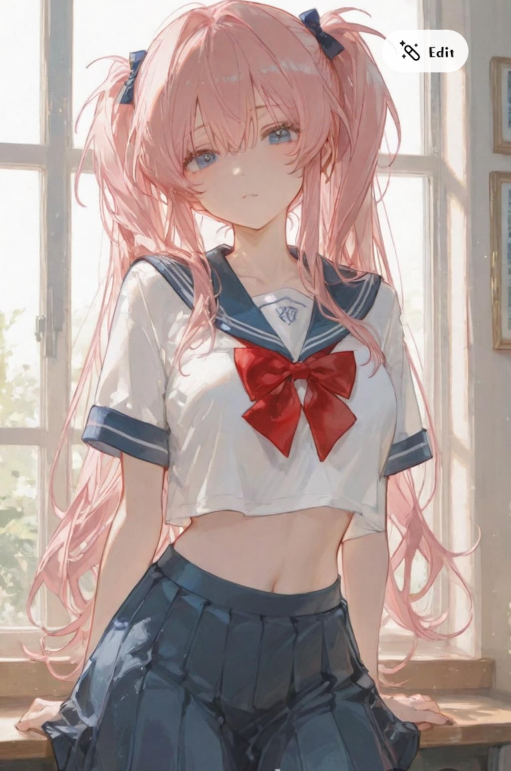 へそ出し美琴ちゃん