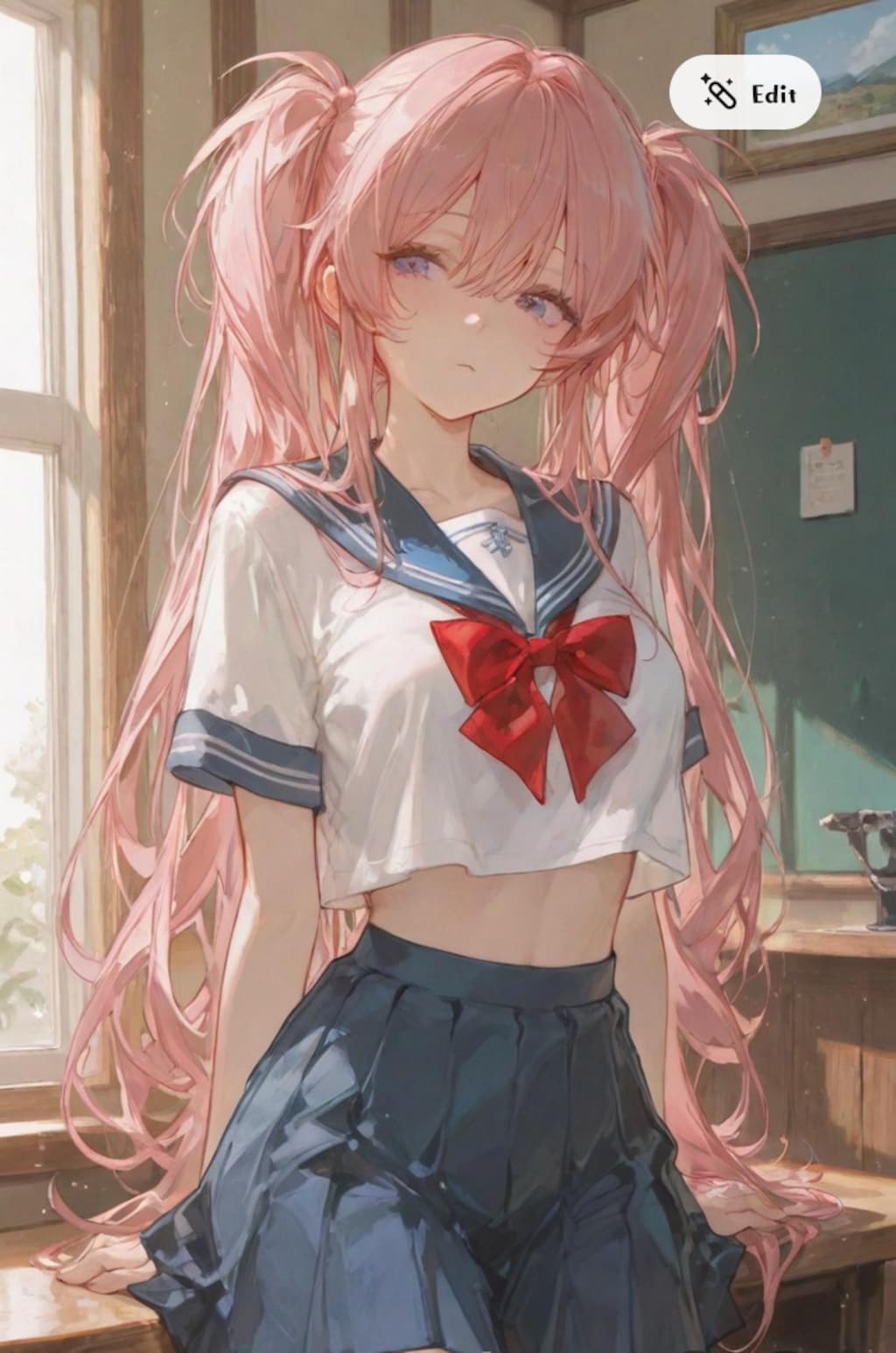 へそ出し美琴ちゃん