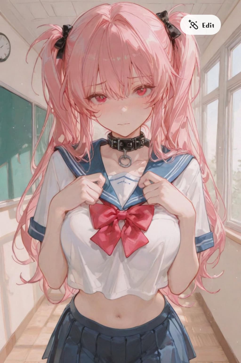 へそ出し美琴ちゃん