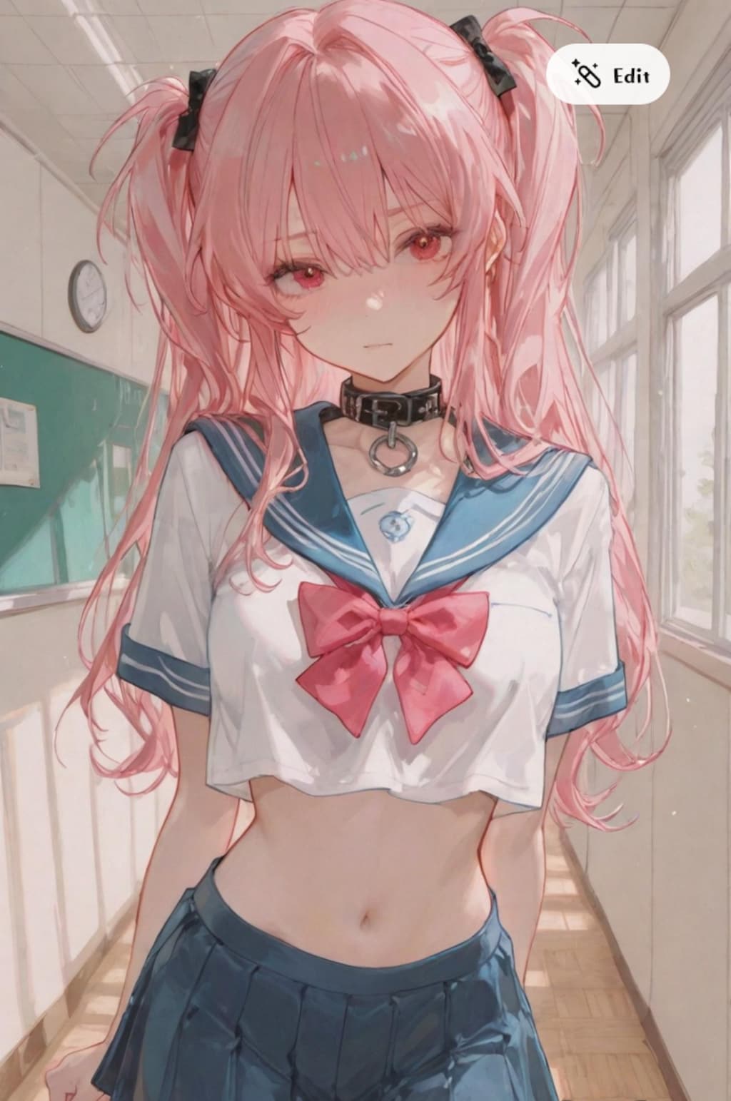 へそ出し美琴ちゃん