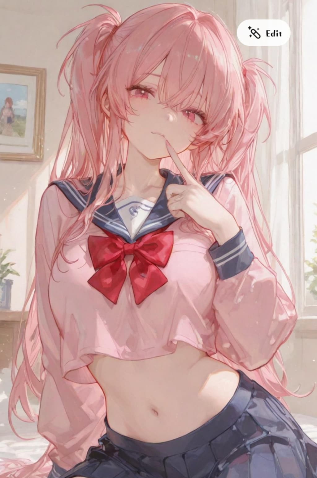へそ出し美琴ちゃん