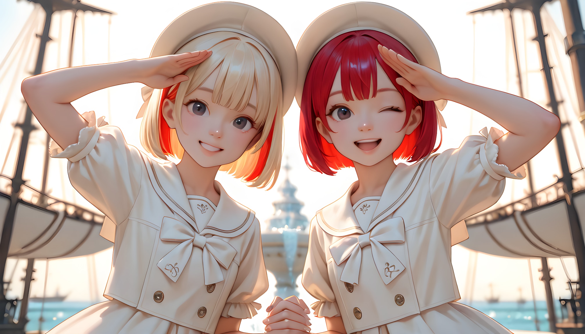 【港の風景画展】Ⅺ | の人気AIイラスト・グラビア