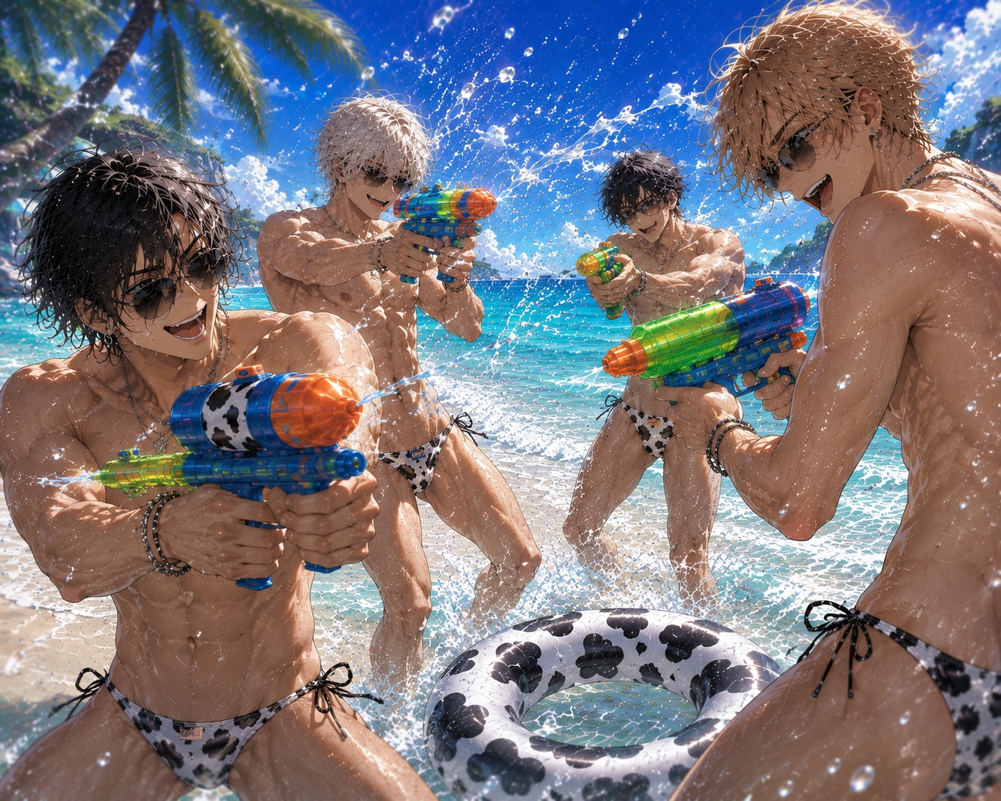 真夏の水鉄砲サバイバル！【R15】
