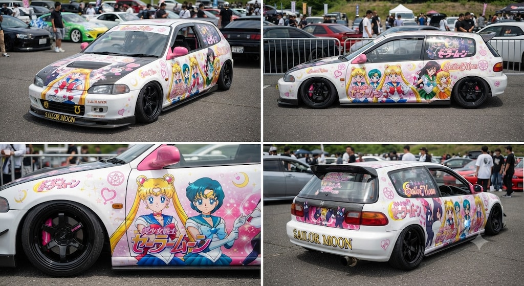 セーラームーン痛車EG6