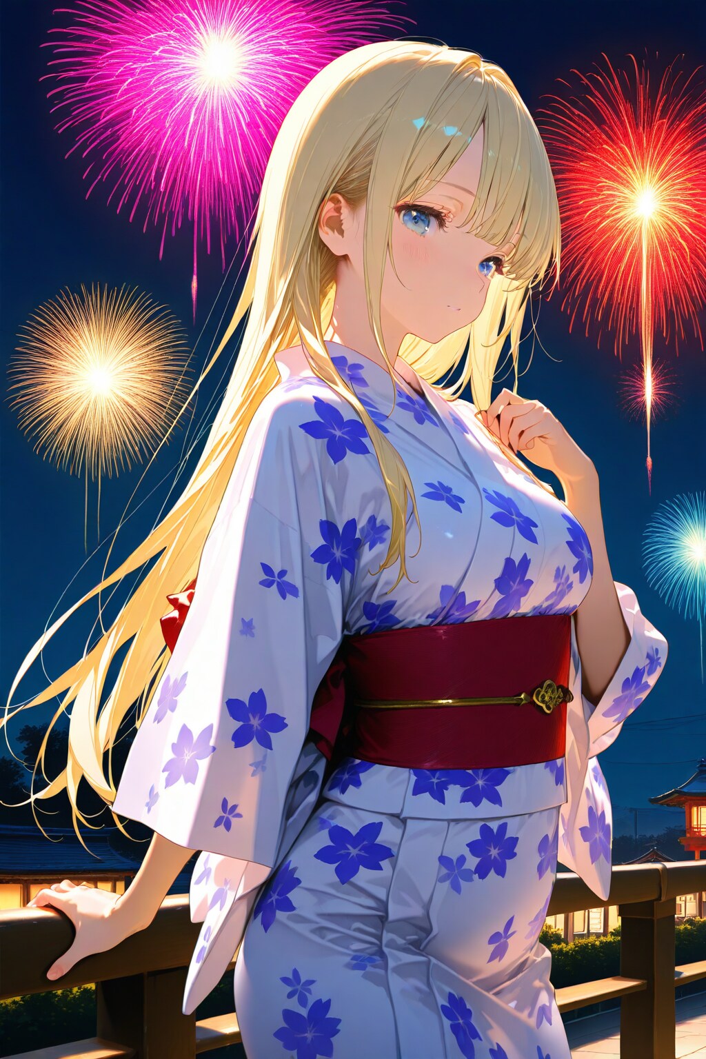 夏休みの金髪さん1