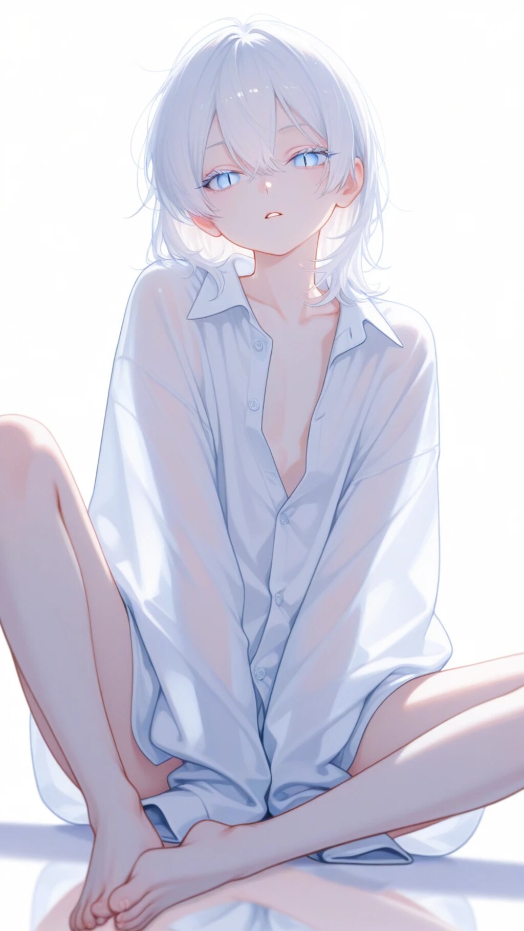 透けシャツ・白 3