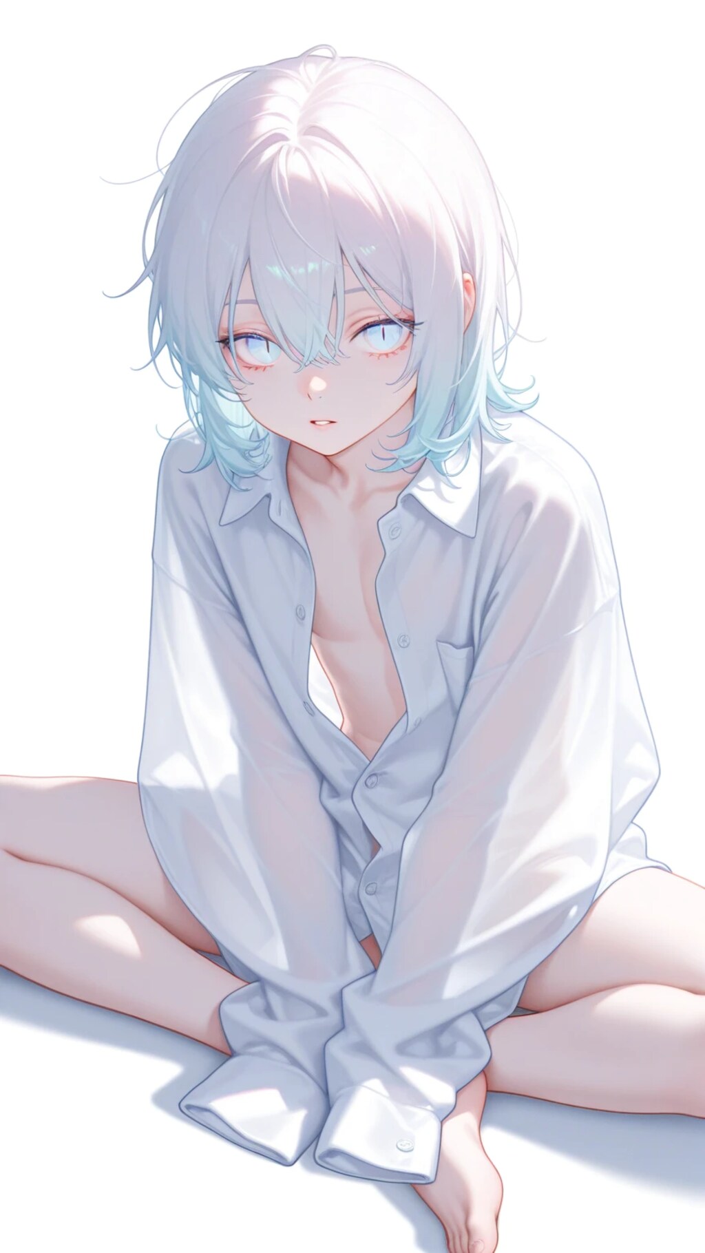 透けシャツ・白 3