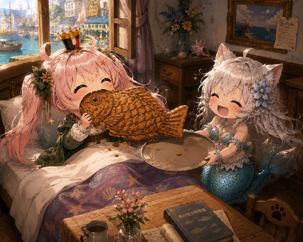 放浪皇女〜猫人魚の港街〜④