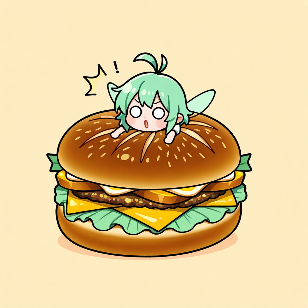 ハンバーガーの妖精ちゃん