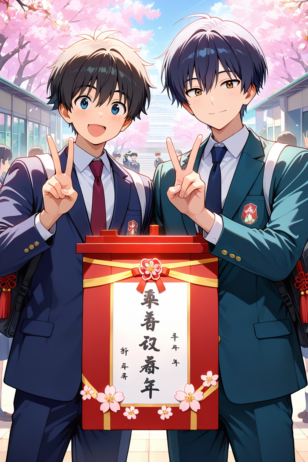 仲良し男子　卒業