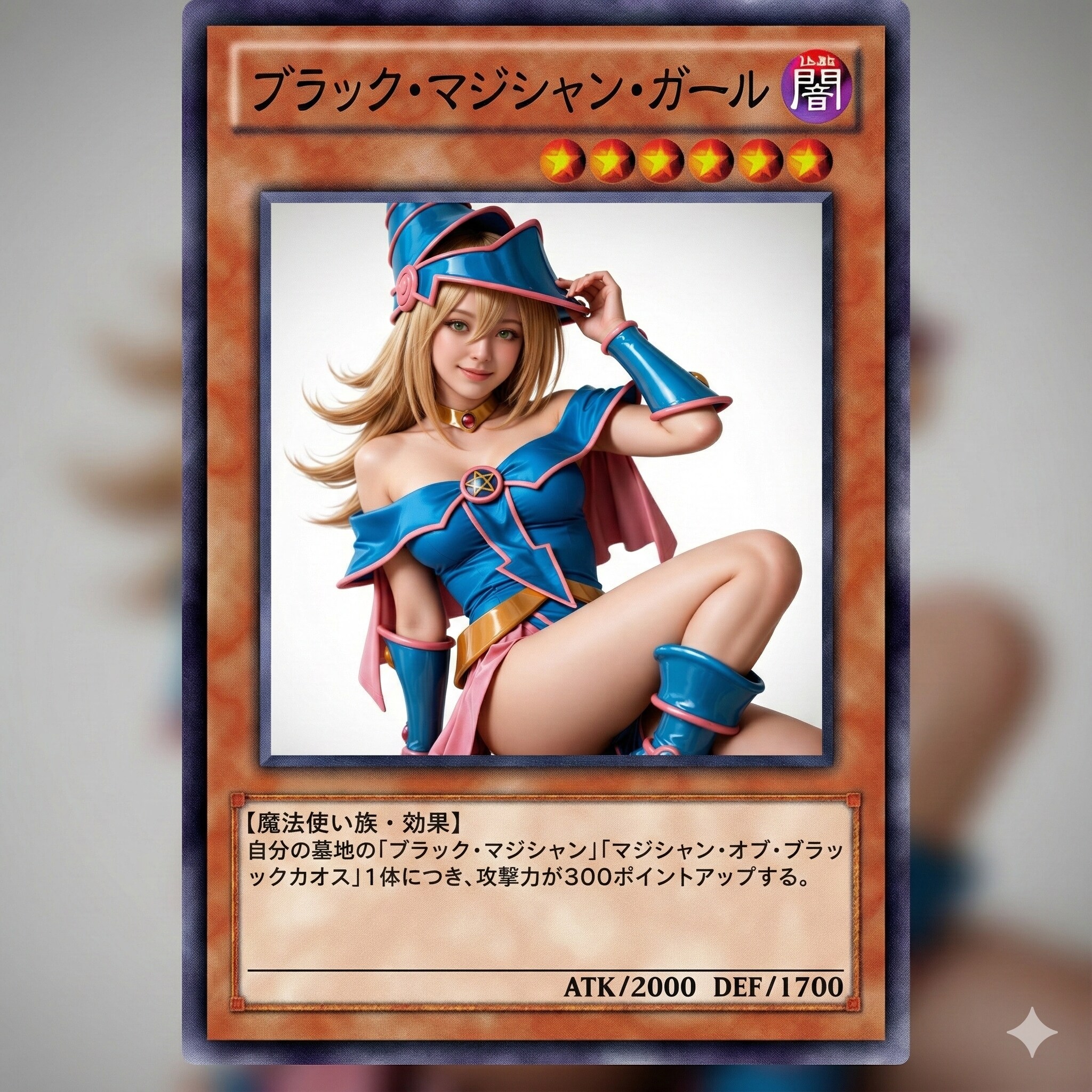 カード化加工するコスプレイヤーさん