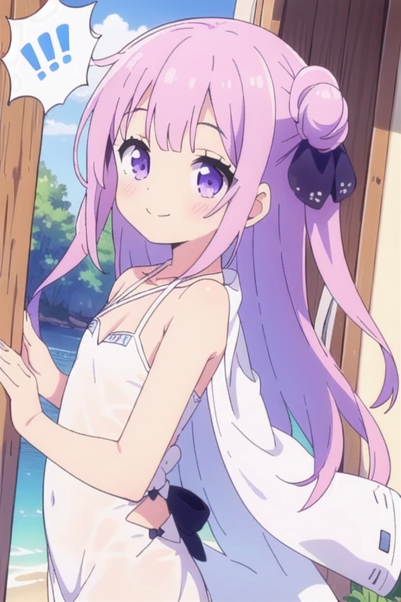 あじさい色の髪の毛2