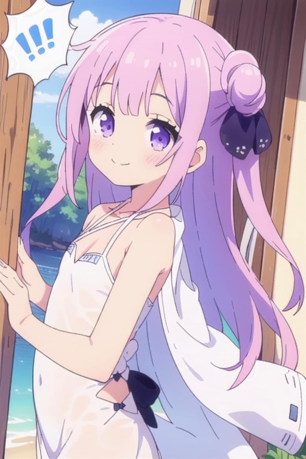 あじさい色の髪の毛2
