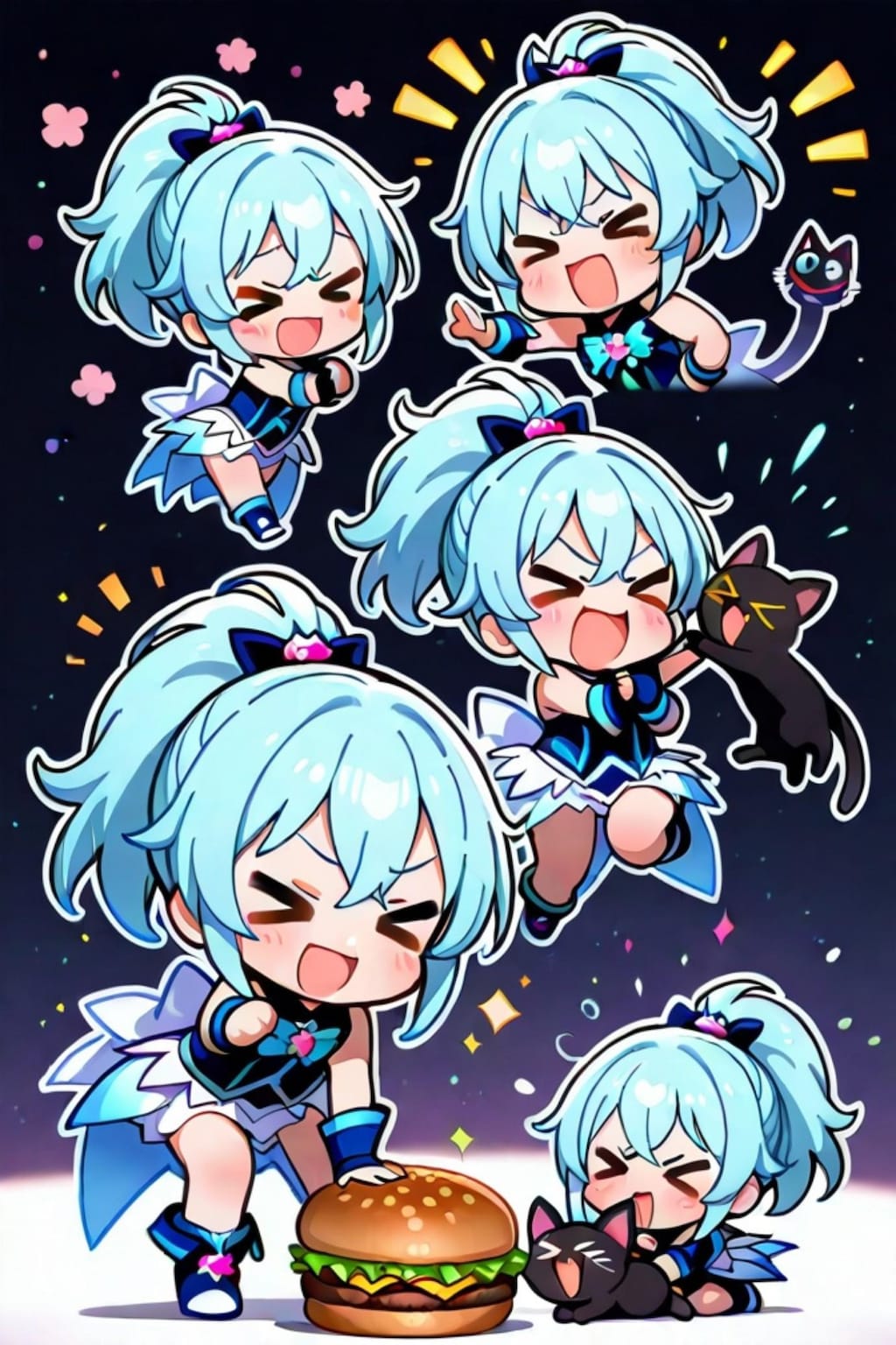 黒猫と魔法少女ちゃん