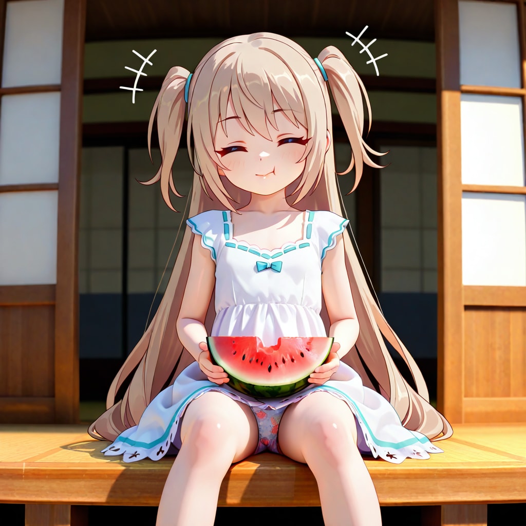 スイカおいしい～♪
