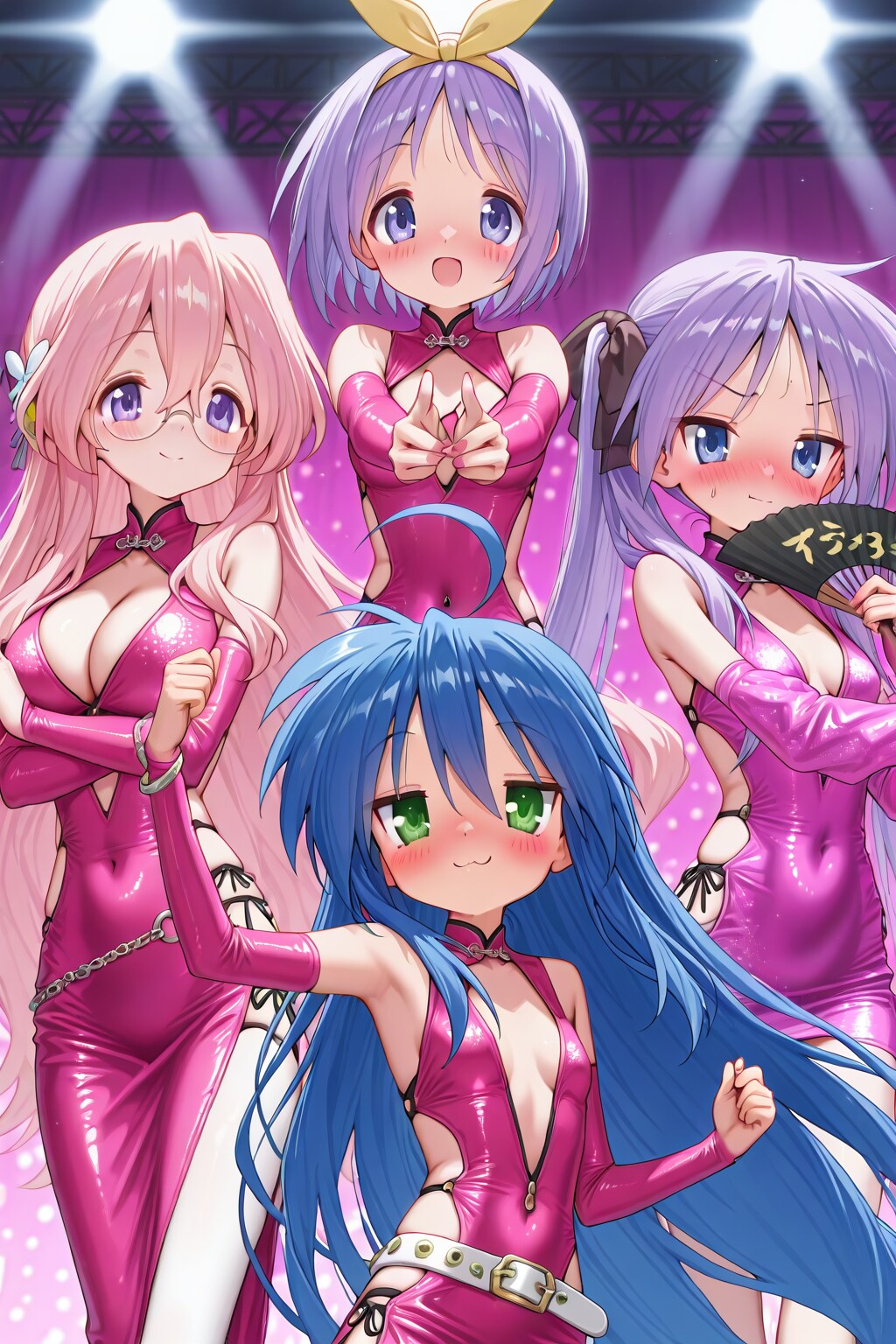 らき☆すたボディコン集合絵