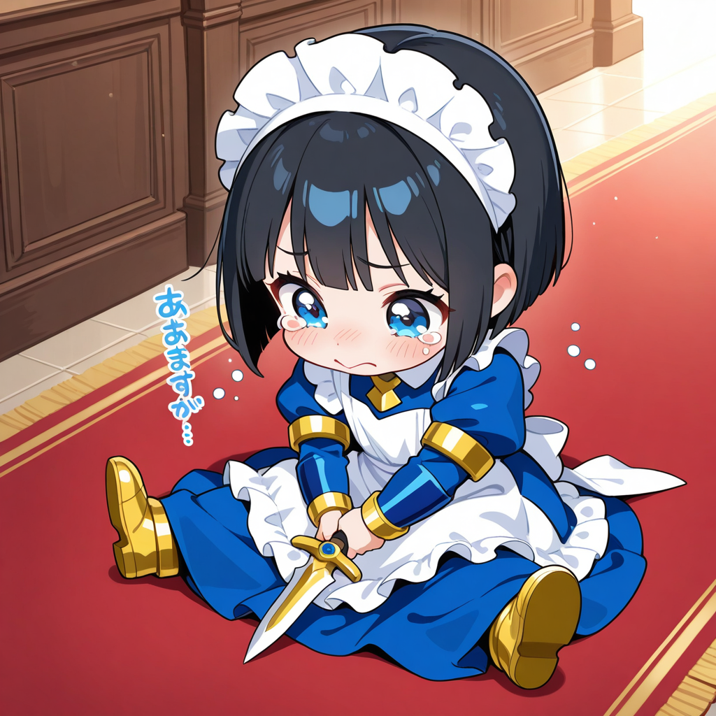 ちび過ぎるアーマーメイド