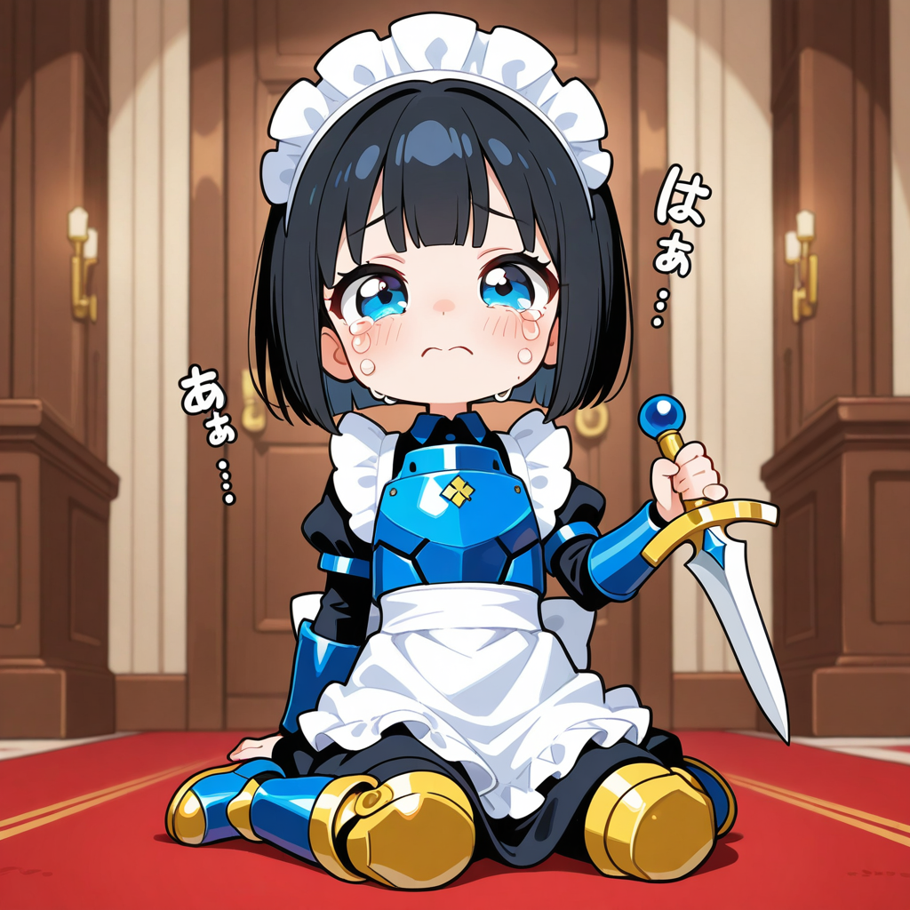 ちび過ぎるアーマーメイド