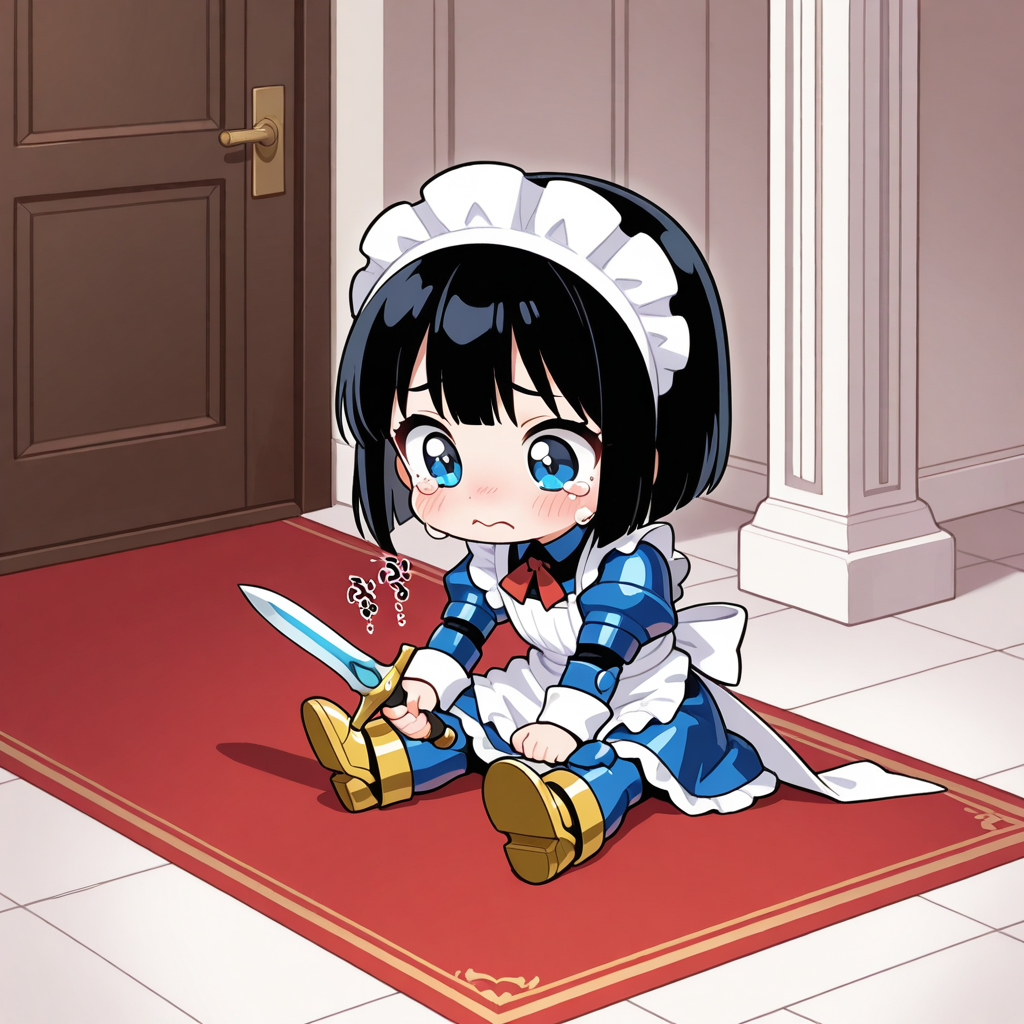 ちび過ぎるアーマーメイド