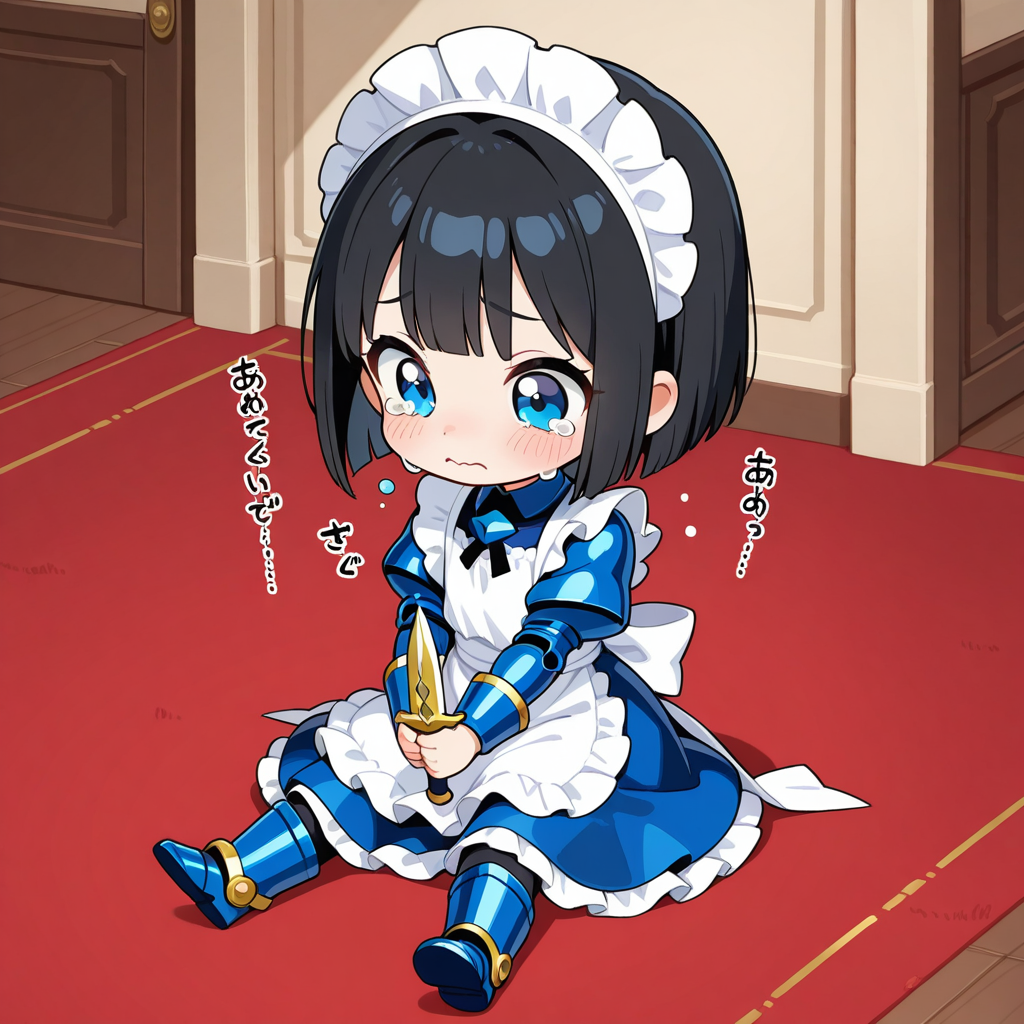 ちび過ぎるアーマーメイド