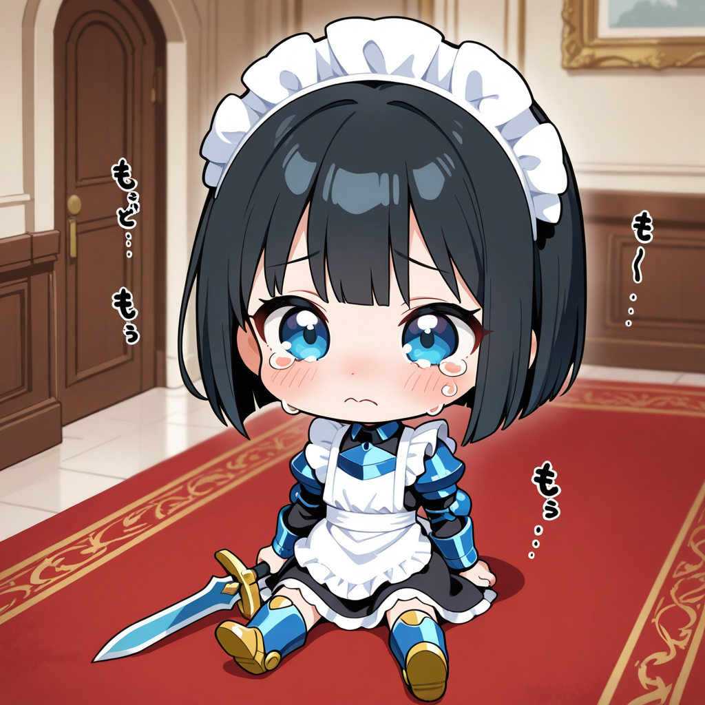 ちび過ぎるアーマーメイド