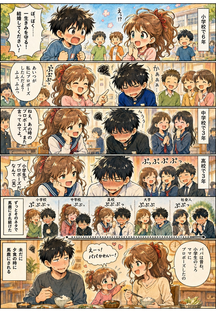 小学生の頃のプロポーズ