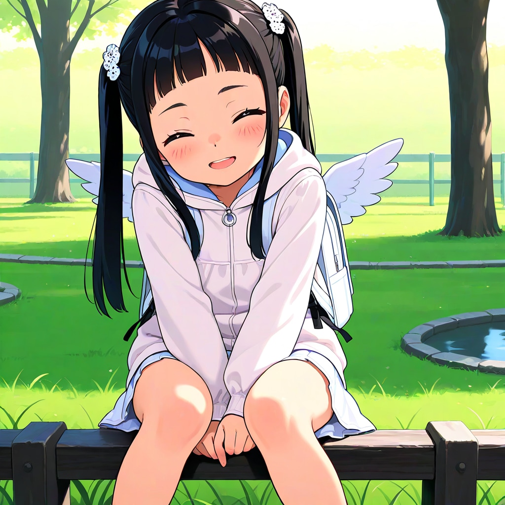 ツインテ白子