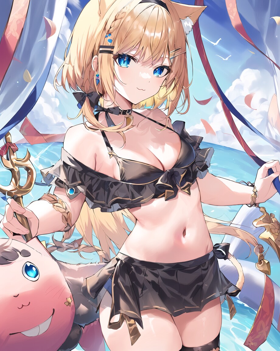 左下にバケモノ