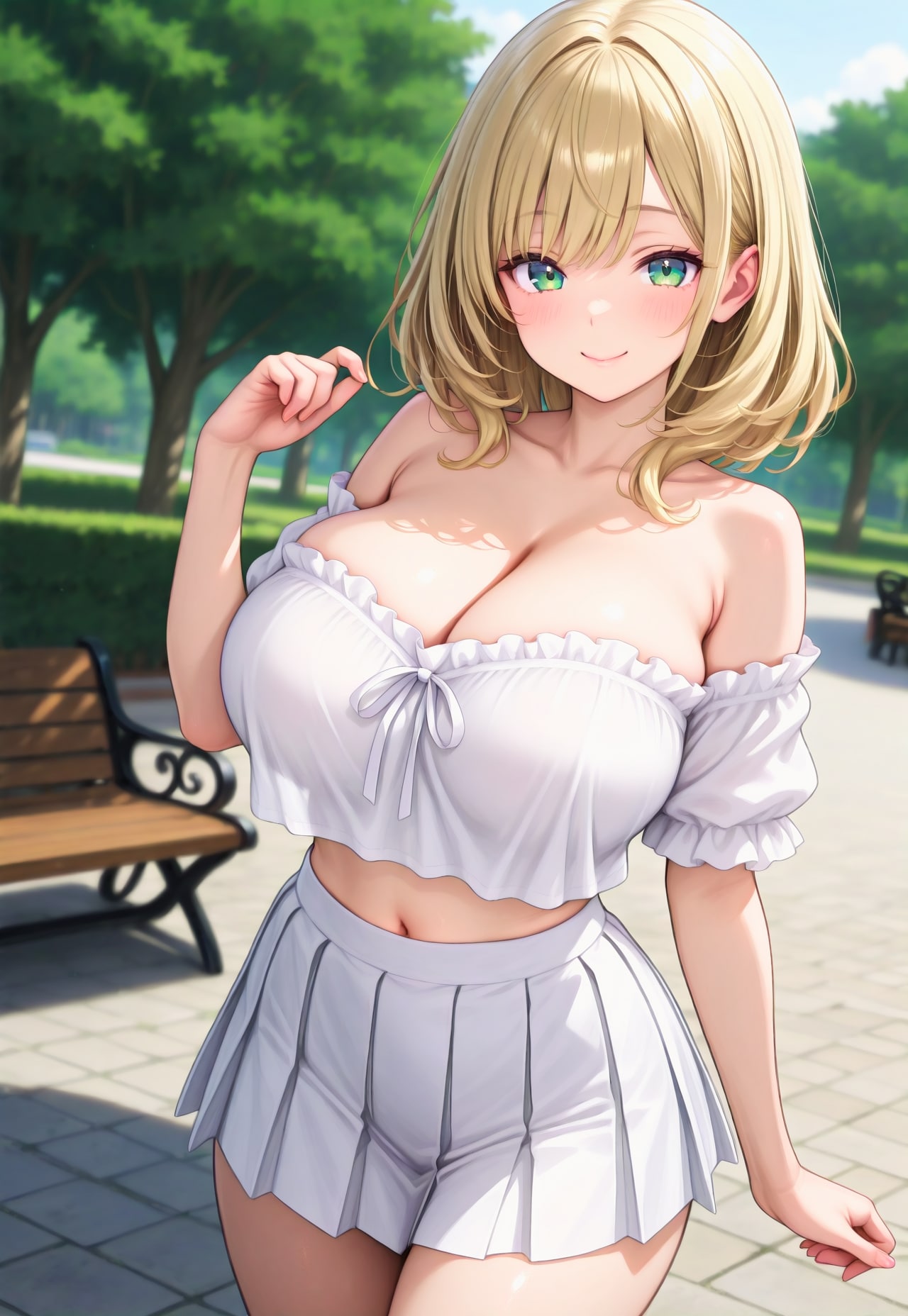 591（白いオフショル）