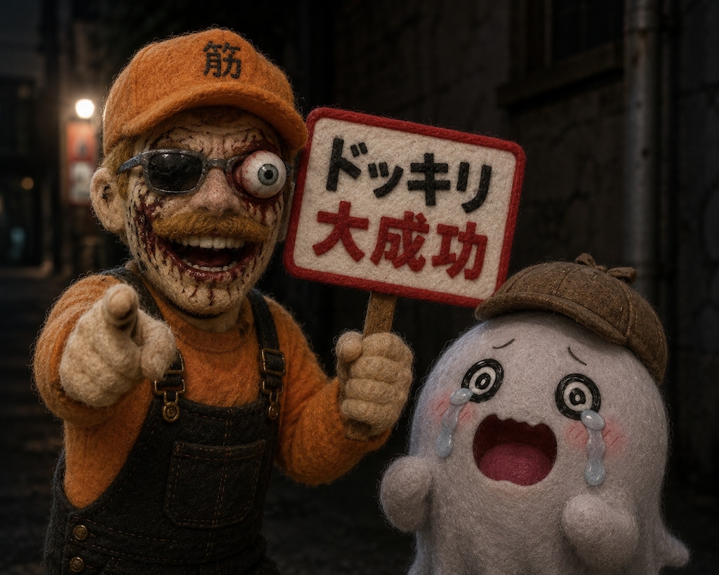 びくりんちゃんとツーショット