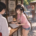 美咲、祭りに申し込み（町内会のお祭り物語） 6枚目