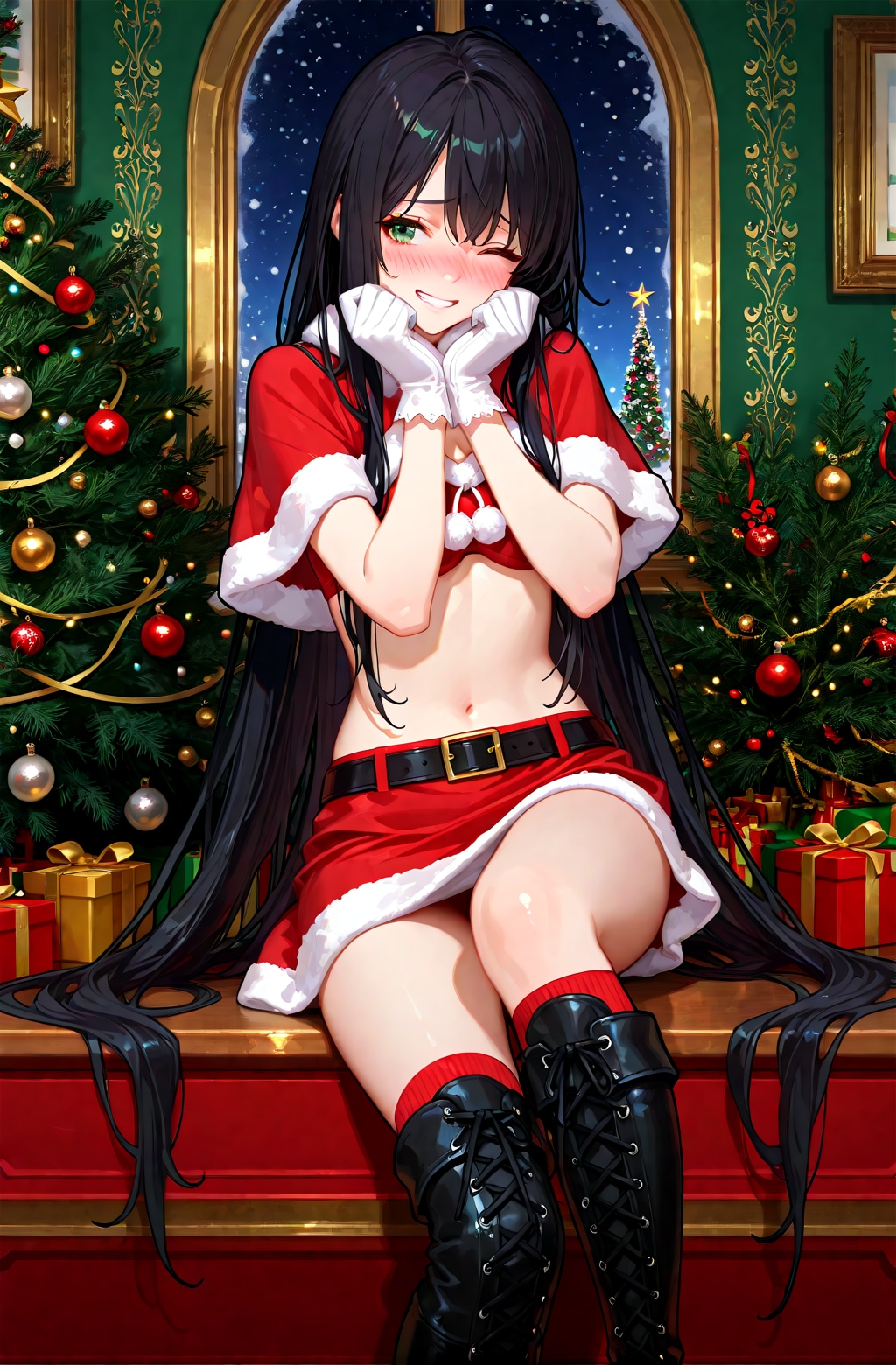 めずらしいサンタさんたち