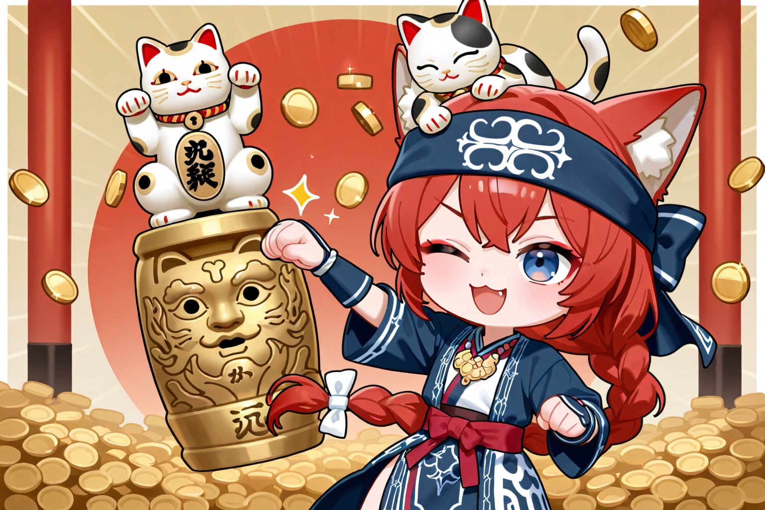 コインがざっくざく！ | の人気AIイラスト・グラビア