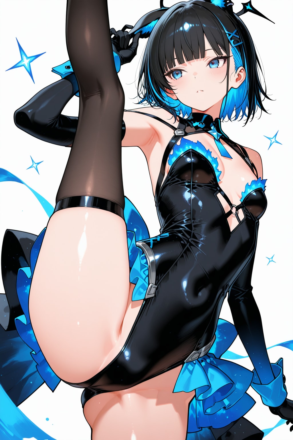 少女の美しい太もも