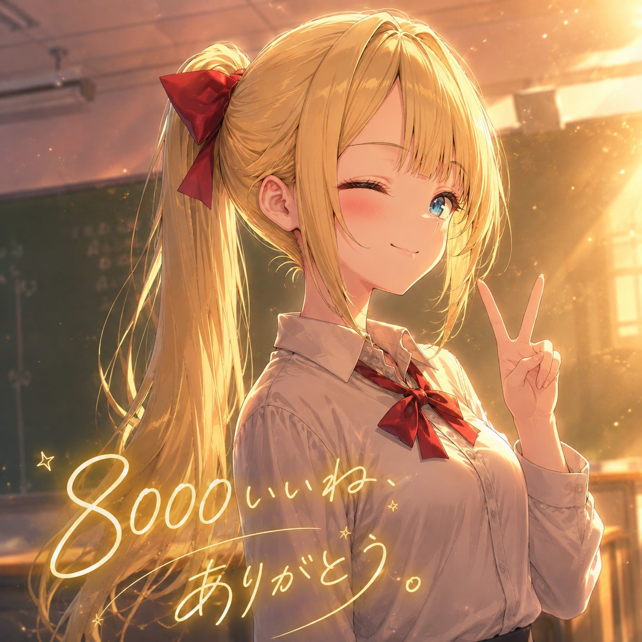 8000いいね、ありがとう。 | の人気AIイラスト・グラビア