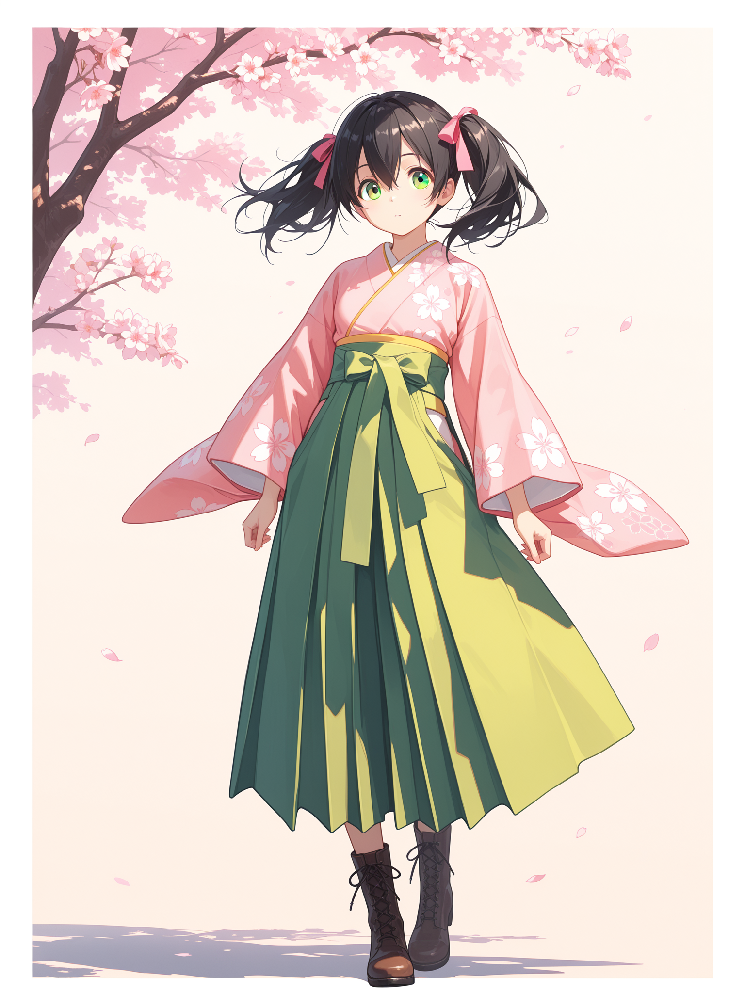 桜の木の下で