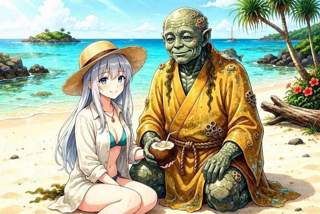 タヒチの海坊主