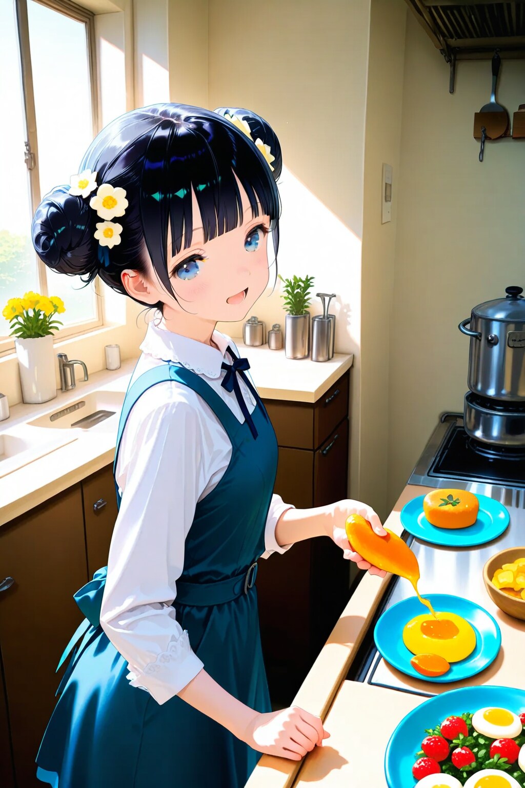 朝ごはんのおだんごちゃん🍡✨ | の人気AIイラスト・グラビア