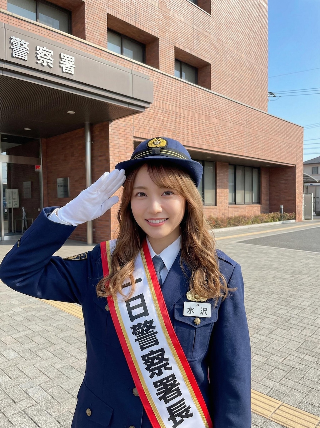 岬ちゃんの一日警察署長