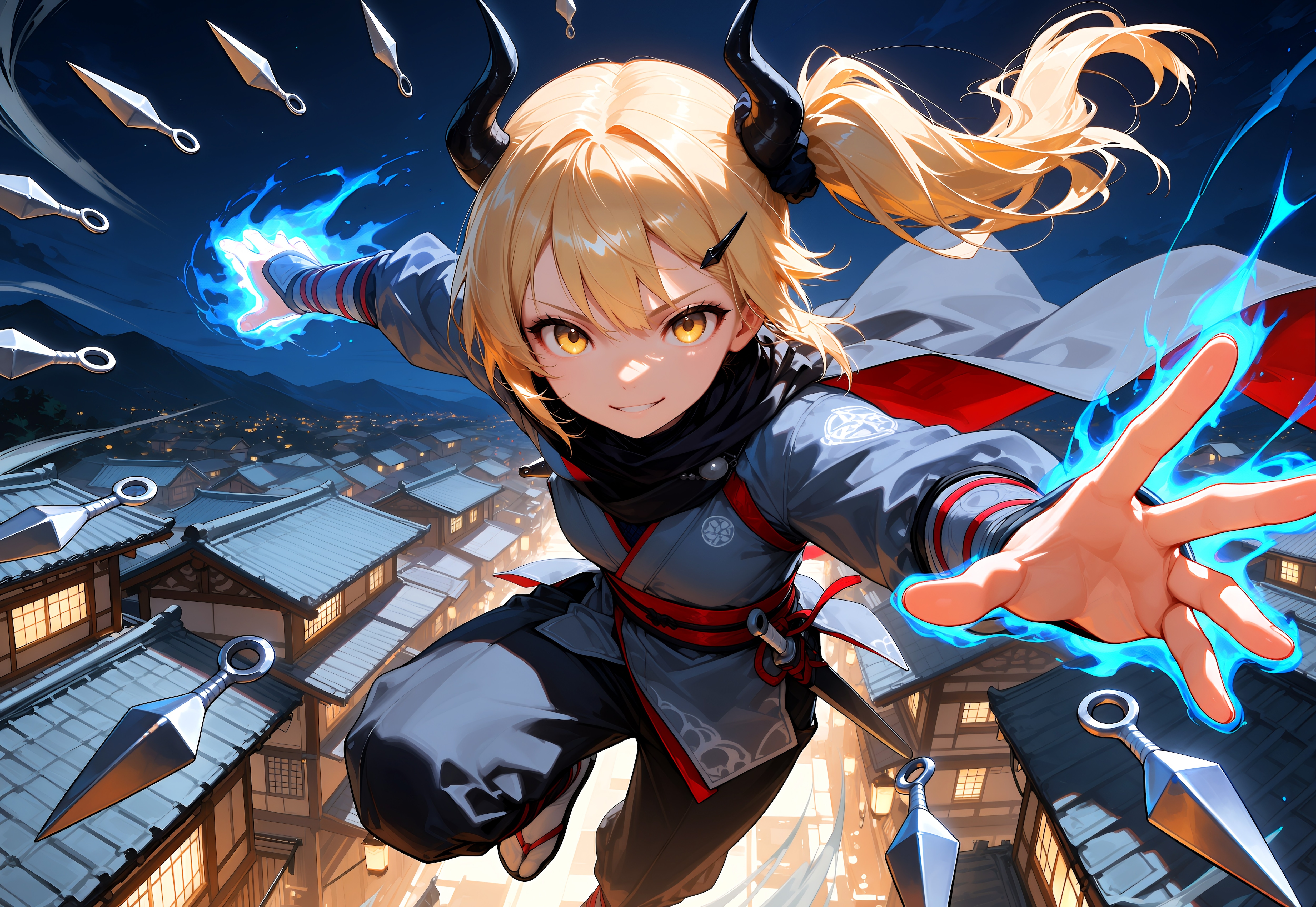 忍者女鬼高生さん | の人気AIイラスト・グラビア