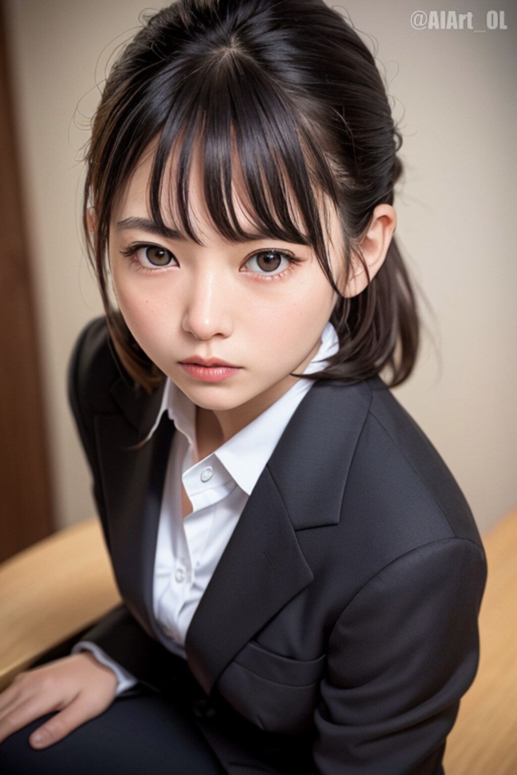 リクルートスーツのOLさん2