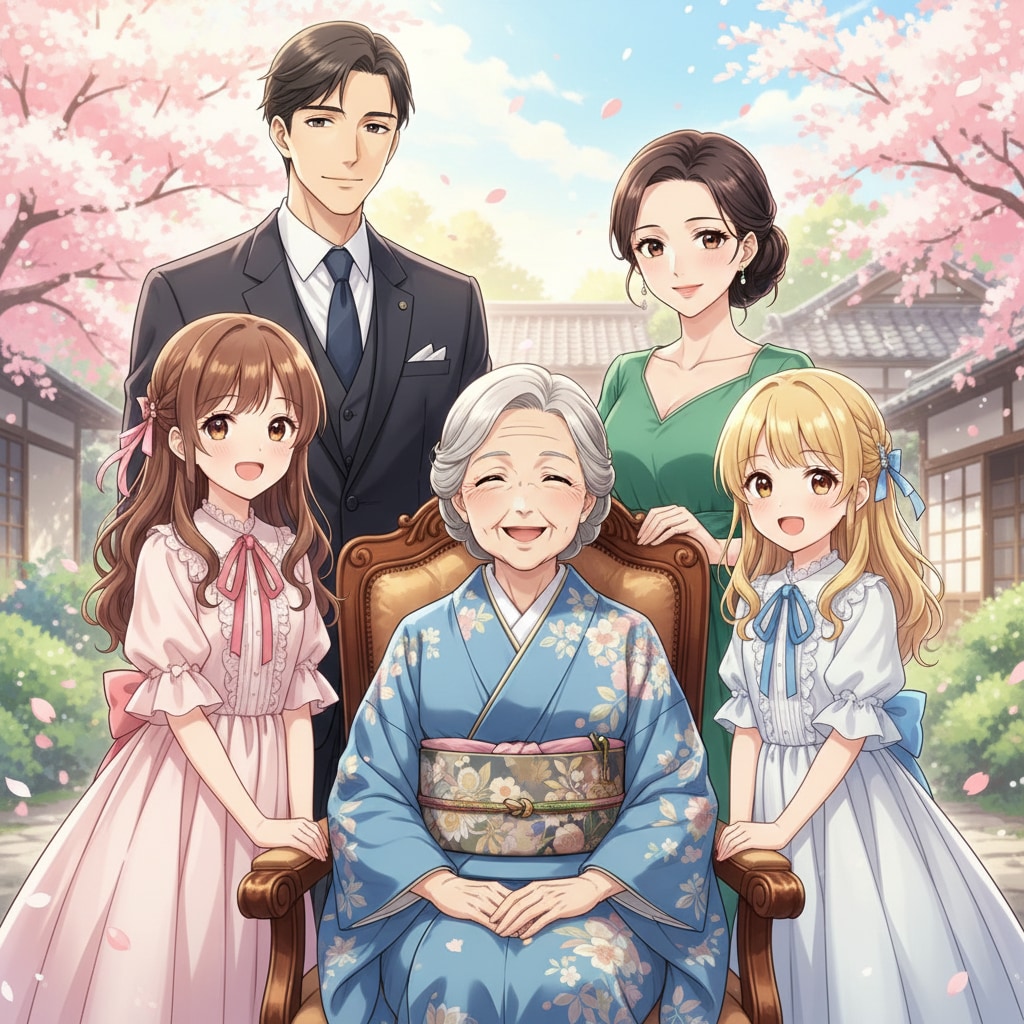 家族の記念写真 | の人気AIイラスト・グラビア