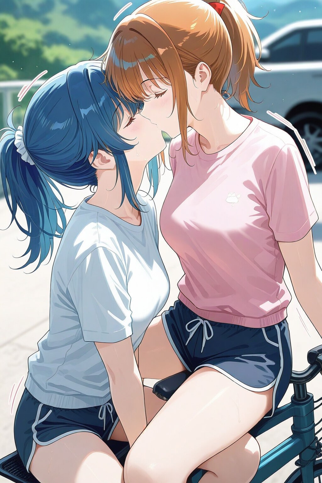 自転車で百合_UNICORN