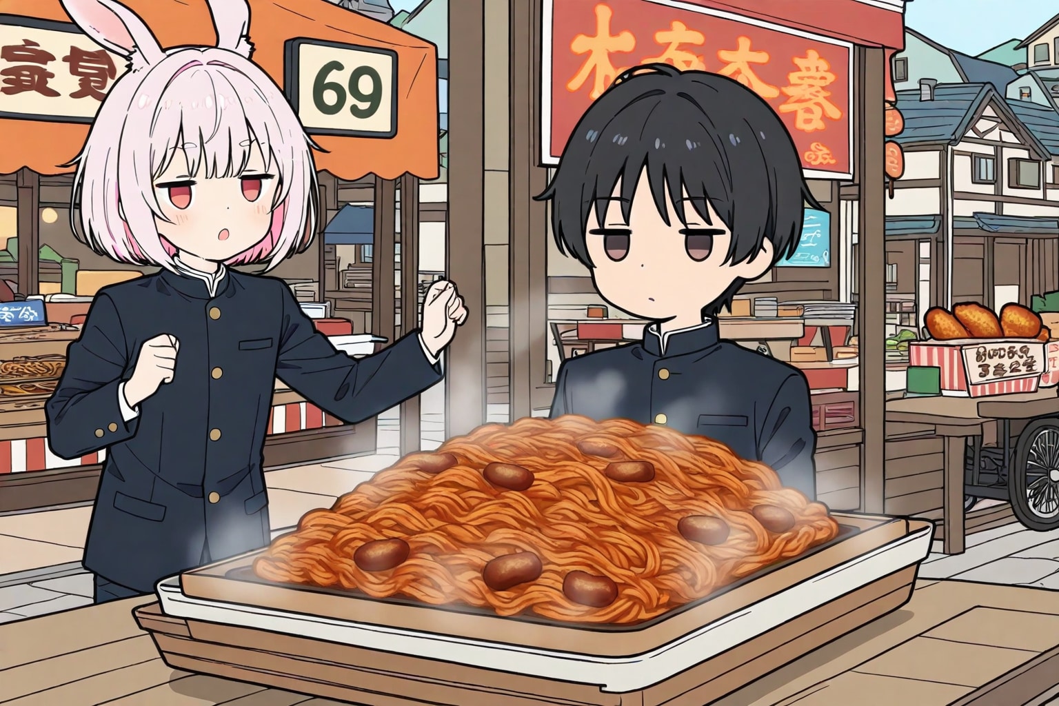 今日の焼きそばパン　2025-09-10 | の人気AIイラスト・グラビア