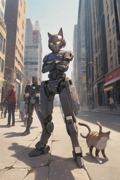 猫メカ スカイペネトレーター奪取作戦51 | の人気AIイラスト・グラビア