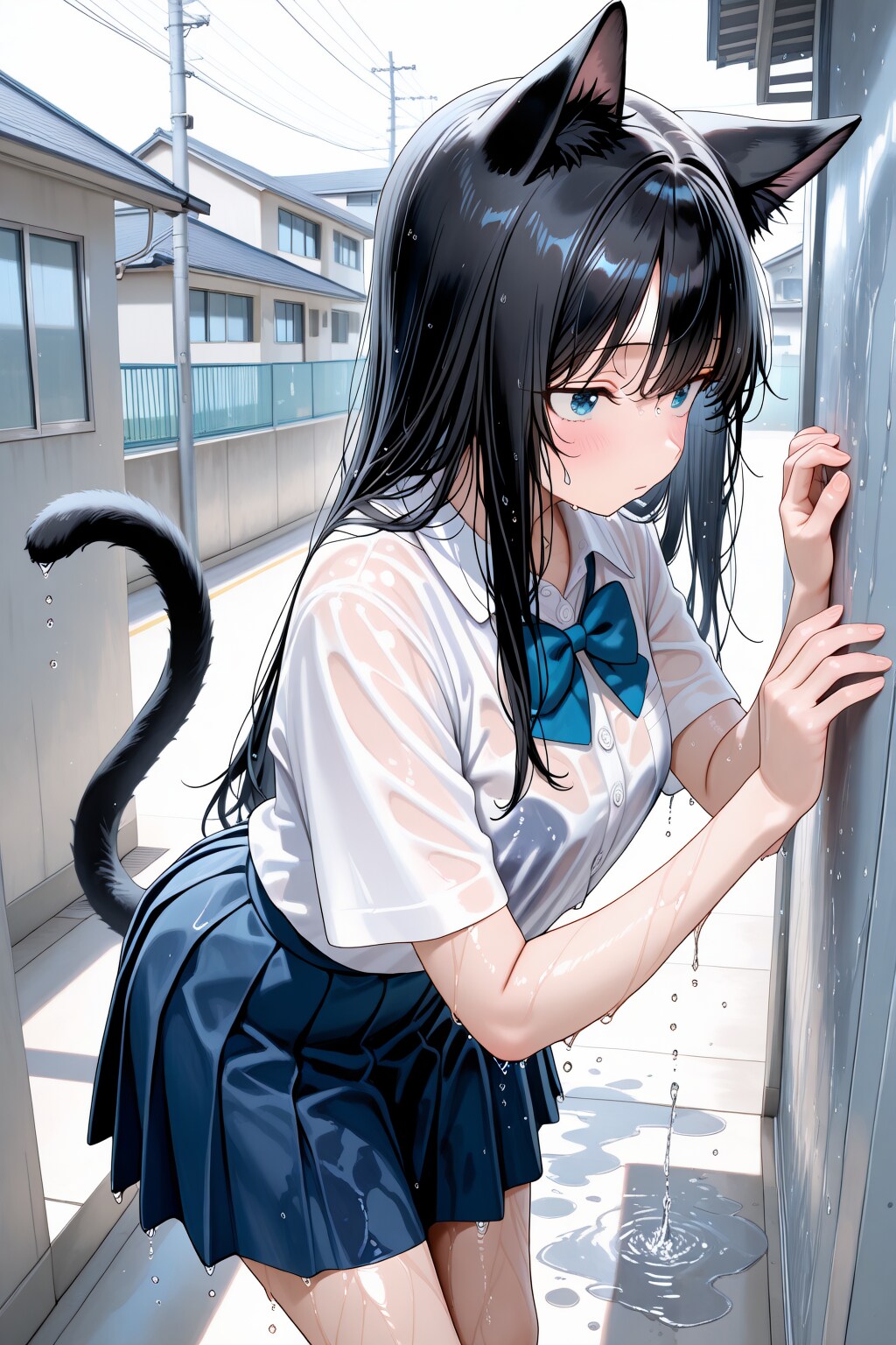 傘持ってくればよかった…