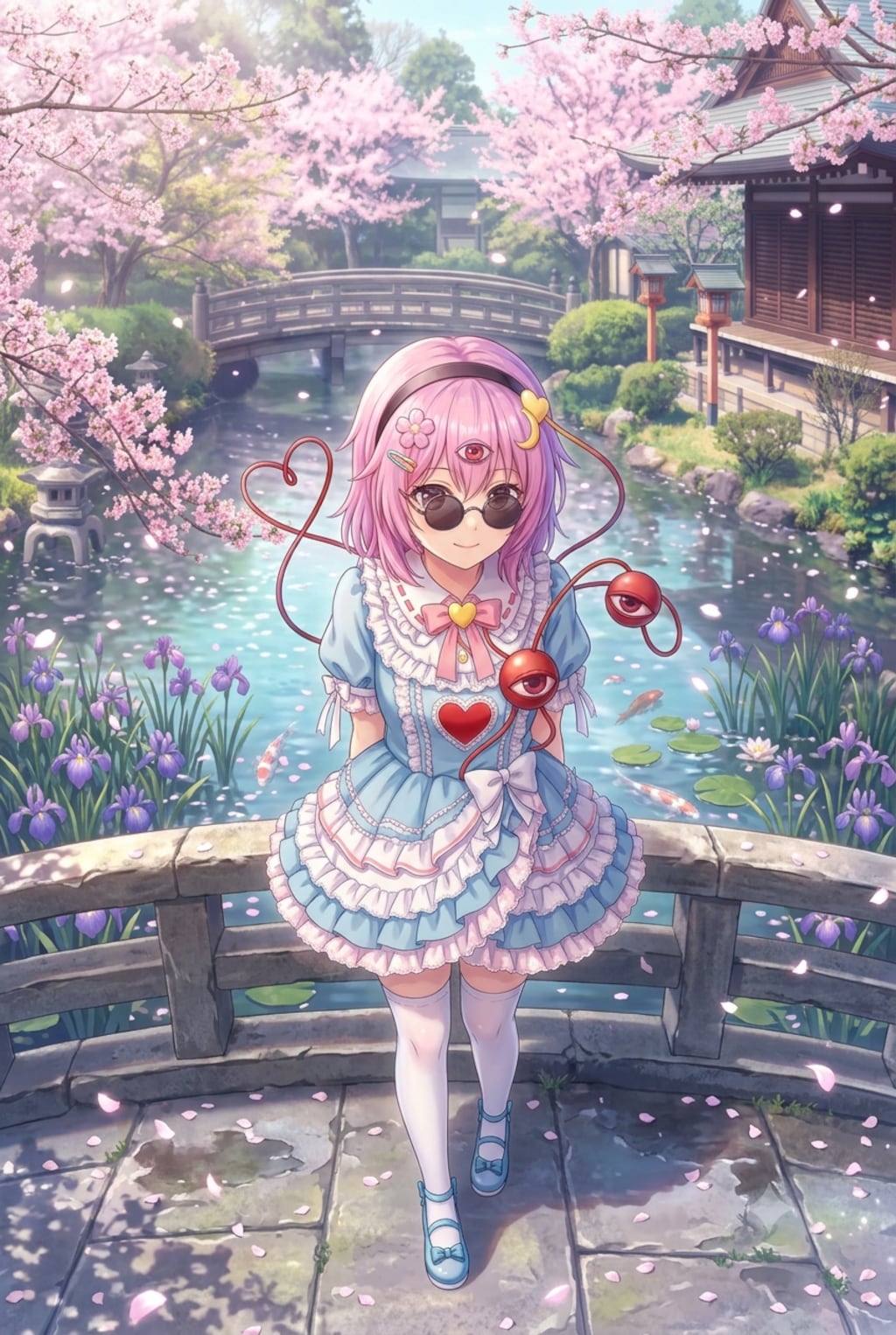 サングラス姿のさとりちゃん