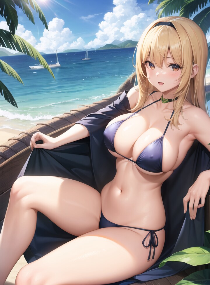 金髪水着ちゃん